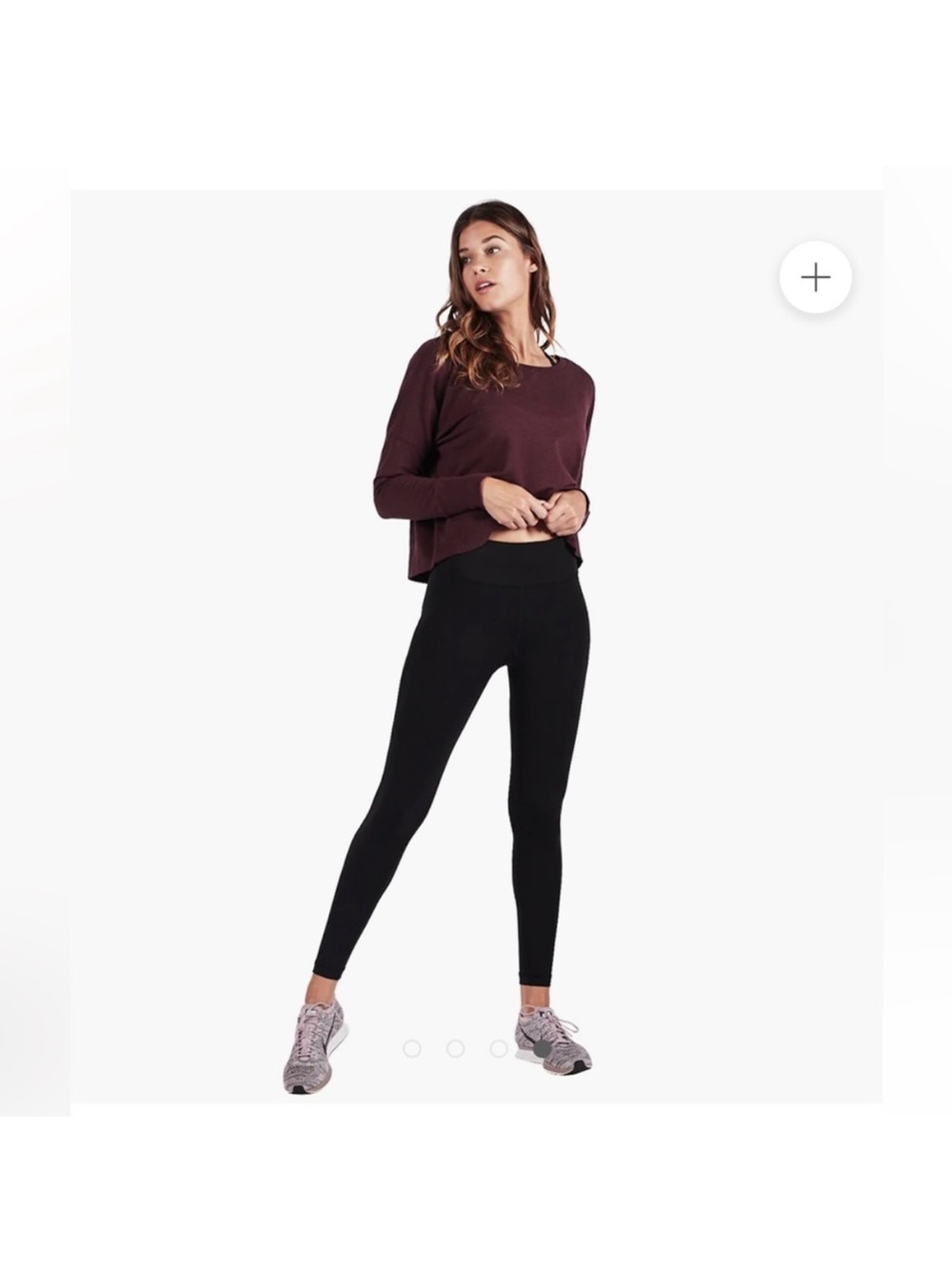 Vuori Women’s Pace High Rise Leggings Ankle Crop Yoga Workout Black Sz M